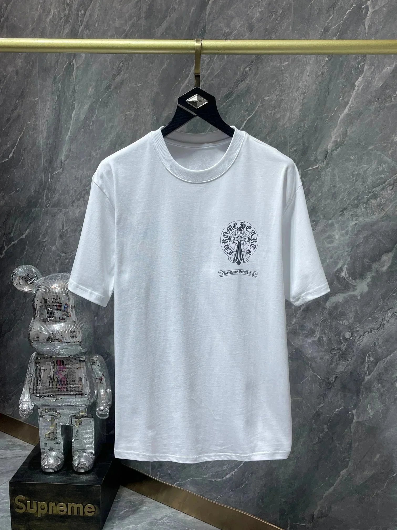 Chrome Hearts T-Shirts logo graphic short-sleeve T-shirt — 25