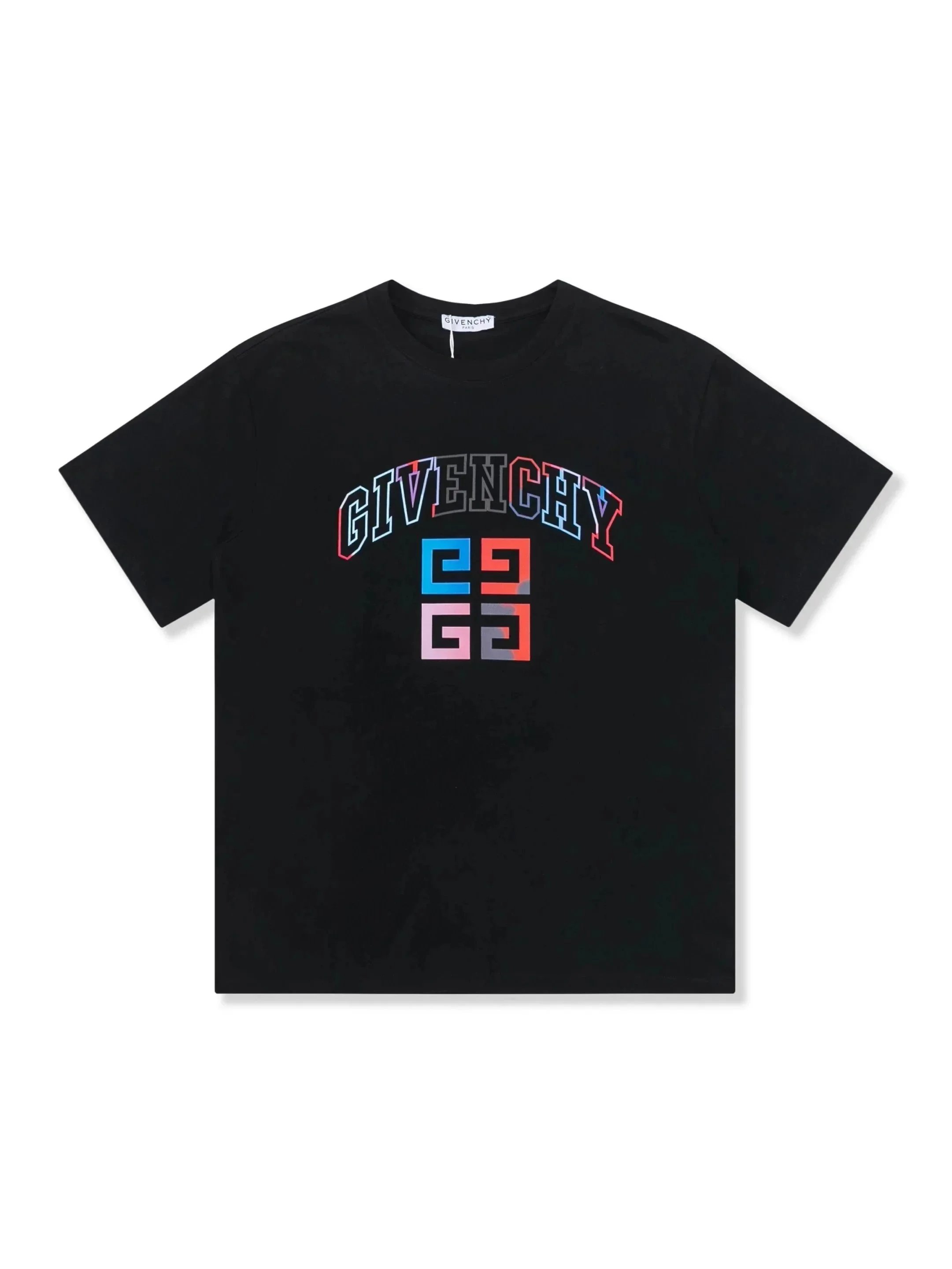 Givenchy T-Shirts Short-Sleeve Crewneck Logo T-Shirt — 33