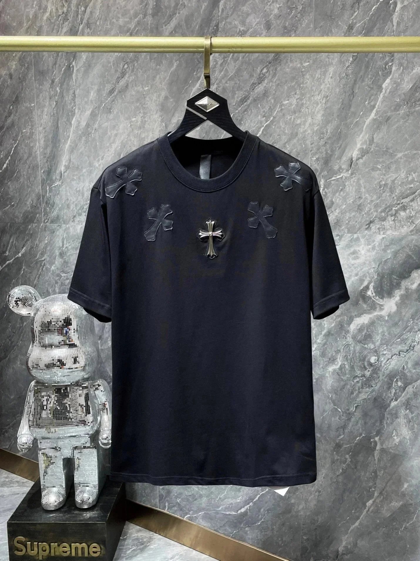 Chrome Hearts T-Shirts logo graphic short-sleeve T-shirt — 33