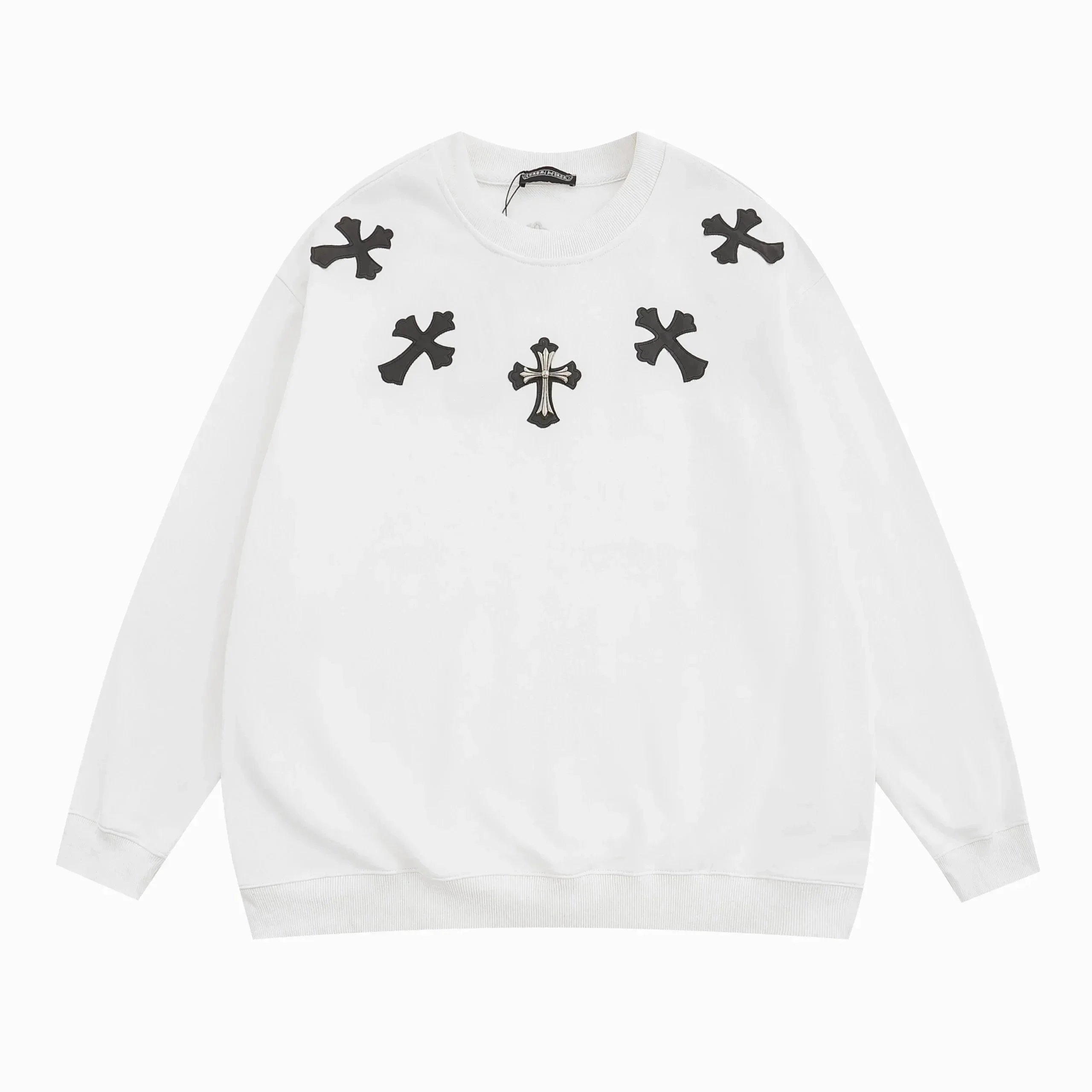 Chrome Hearts Cross Embroidered Crewneck Sweatshirt [10 styles]