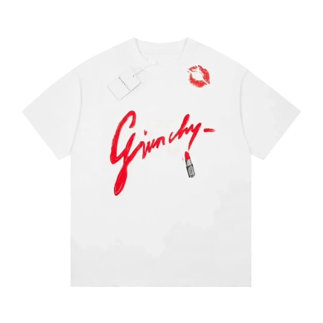Givenchy T-Shirts Short-Sleeve Crewneck Logo T-Shirt — 39