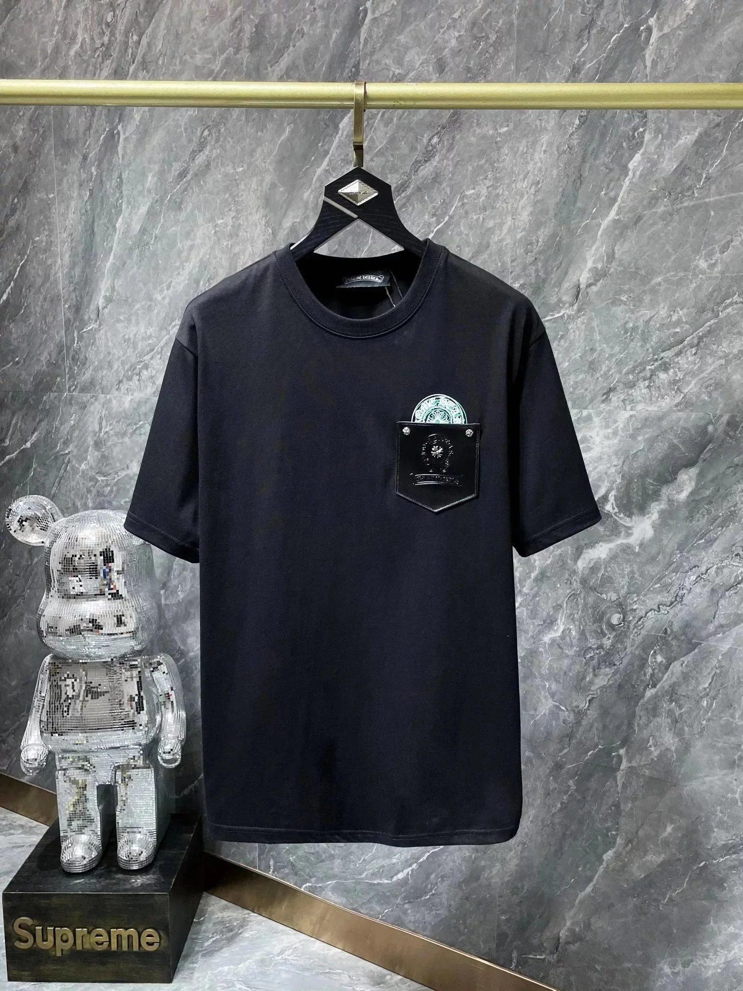 Chrome Hearts T-Shirts logo graphic short-sleeve T-shirt — 38