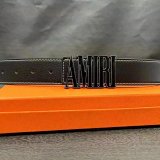 Amiri Logo Buckle Leather Belt [40 styles]