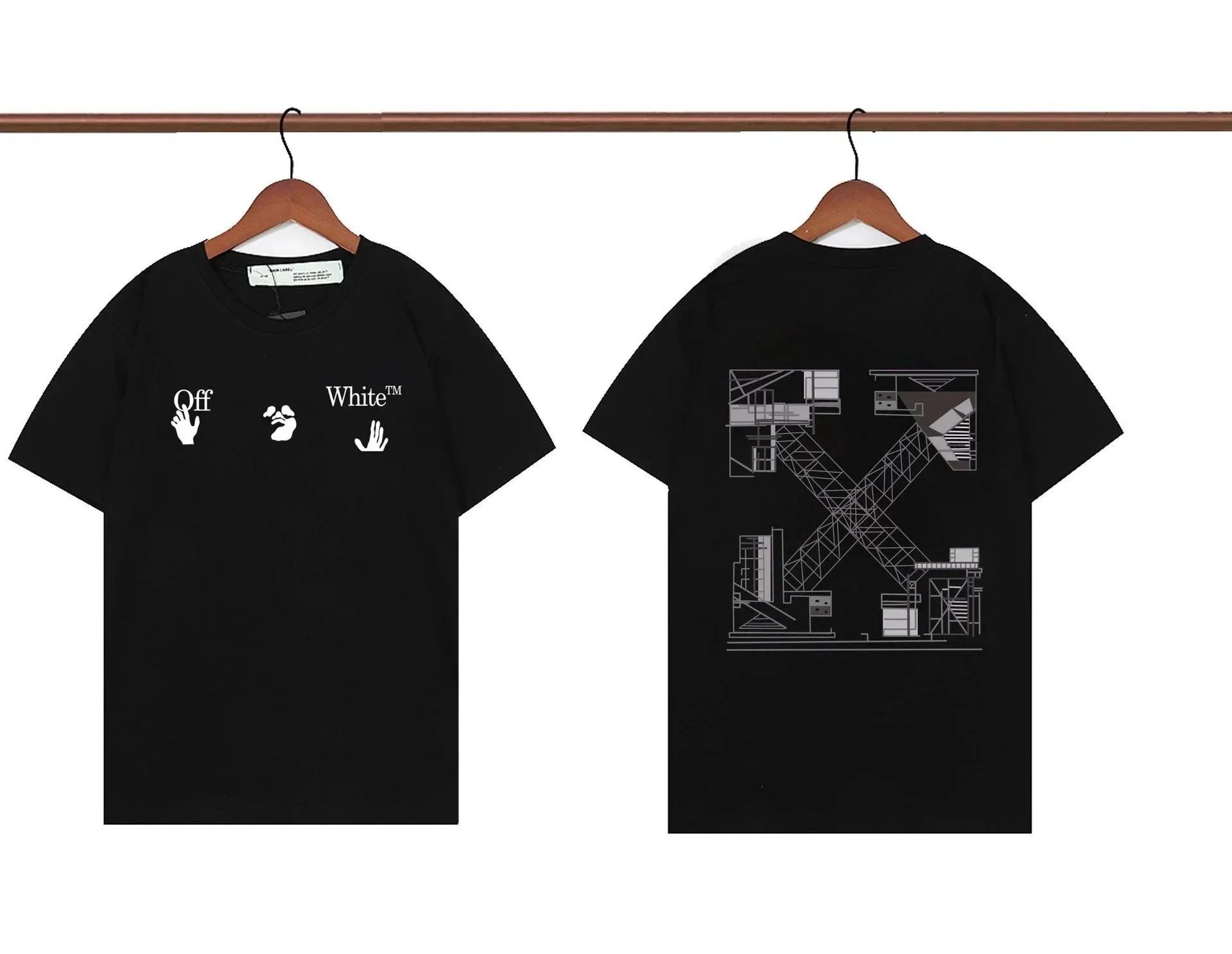 Off-White T-Shirts Graphic Print — 36
