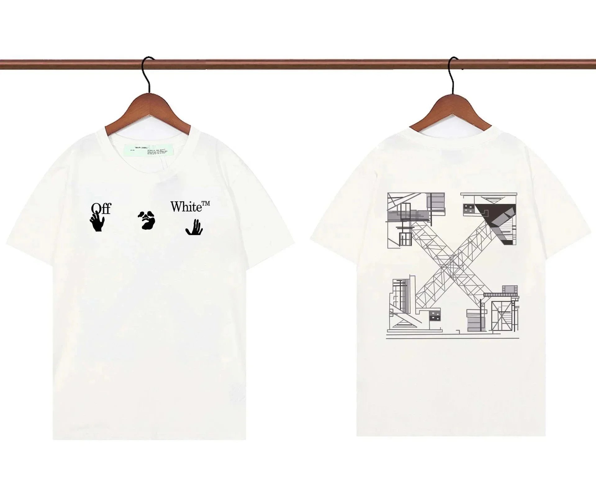 Off-White T-Shirts Graphic Print — 35