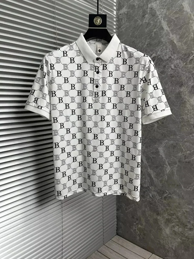 Burberry Shirts Short-Sleeve Polo and Striped T-Shirt Styles product detail image 2