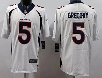 Nike Denver Broncos Drew Gregory #5 White Game Jersey [35 styles]
