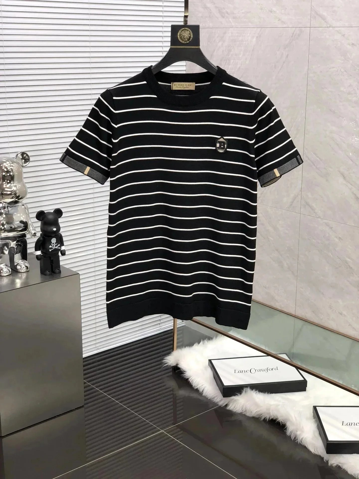 Burberry Shirts Short-Sleeve Polo and Striped T-Shirt Styles — 2