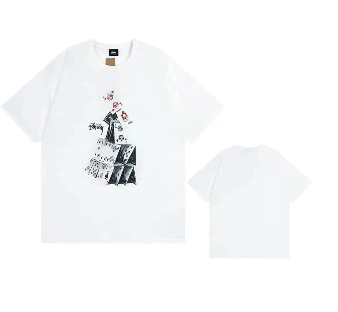 Stüssy T-Shirts Short-Sleeve Hand Graphic T-Shirt — 3