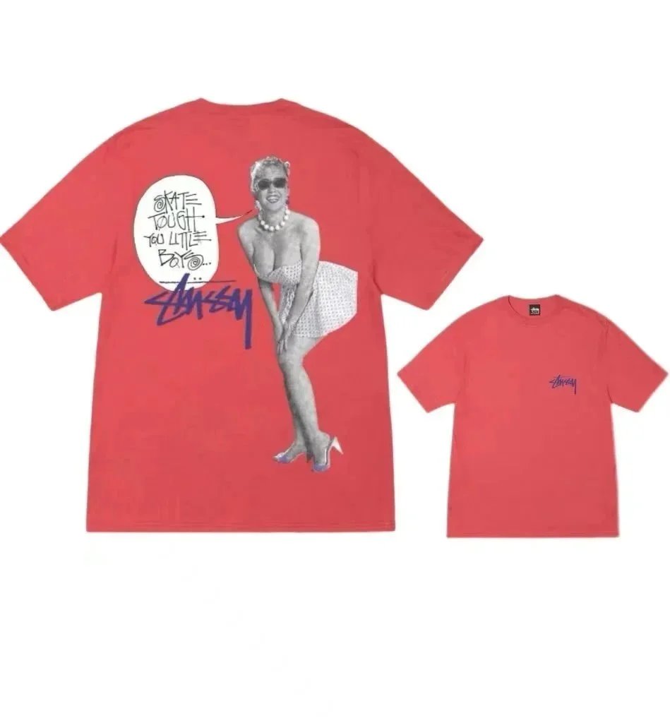 Stüssy T-Shirts Short-Sleeve Hand Graphic T-Shirt — 26