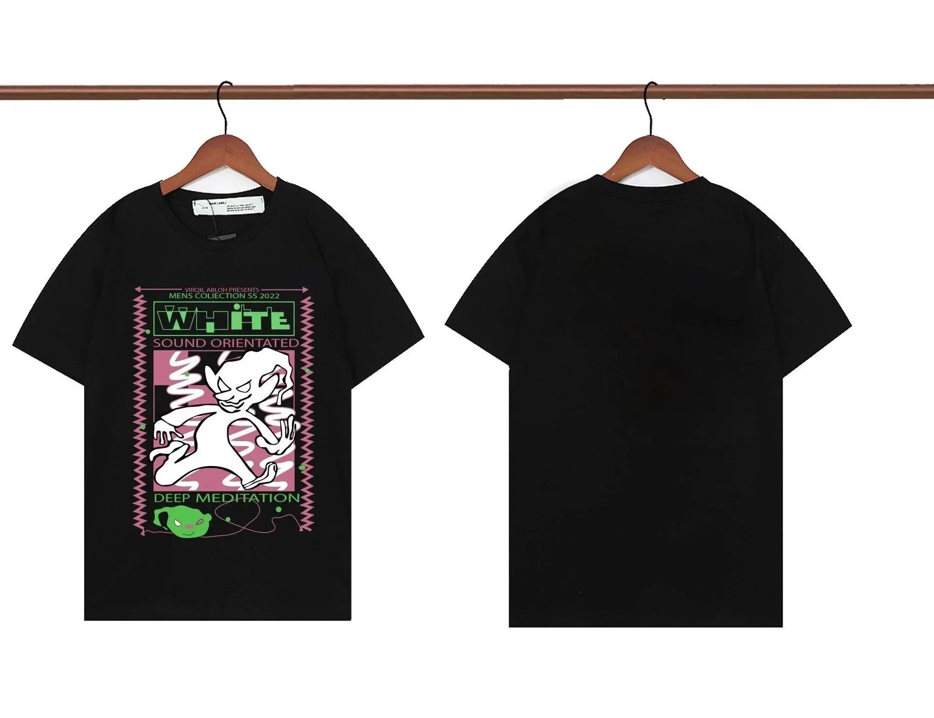 Off-White T-Shirts Graphic Print — 19