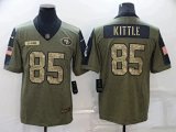 Nike Salute to Service San Francisco 49ers George Kittle #85 Football Jersey [23 styles]