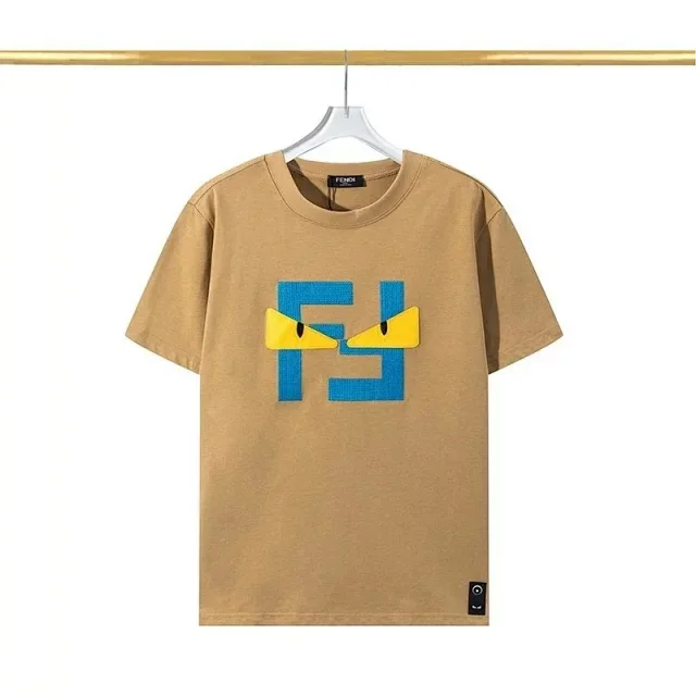 Fendi T-Shirts Short-Sleeve Graphic Logo T-Shirt product detail image 34