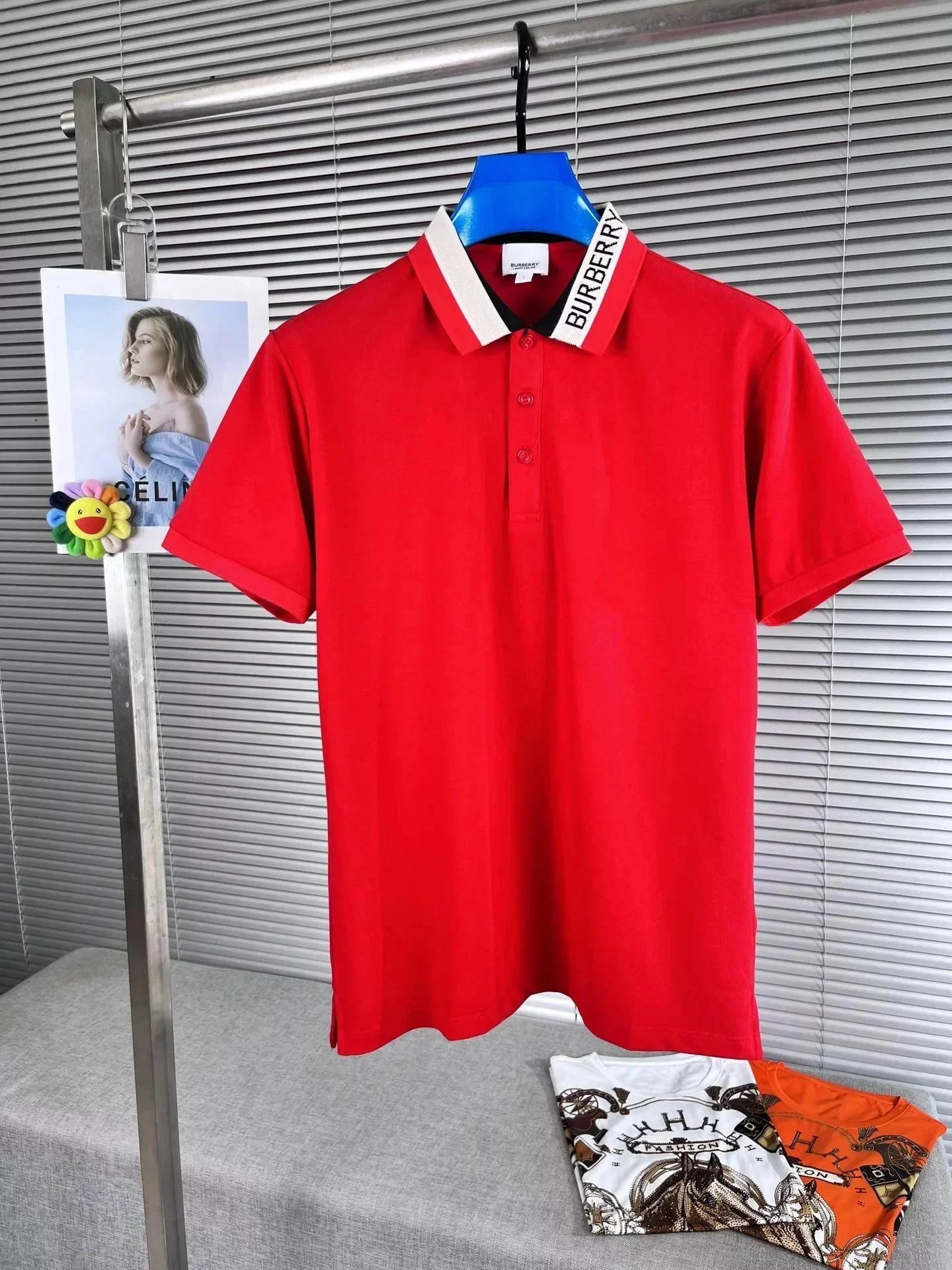 Burberry T-Shirts Short-Sleeve Polo Shirt image 7
