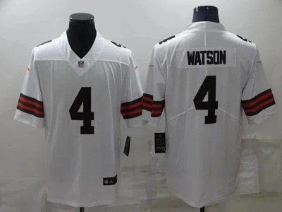 Nike Cleveland Browns Deshaun Watson #4 White Game Jersey [38 styles]
