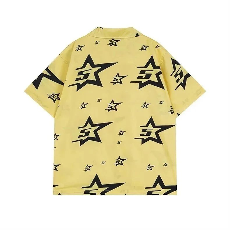Unbranded Shirts Short-Sleeve Button-Up Star Print Shirt image 12