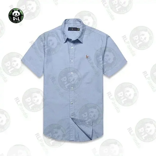 Ralph Lauren Shirts Short-Sleeve Button-Down Shirt with Embroidered Pony Logo product detail image 6