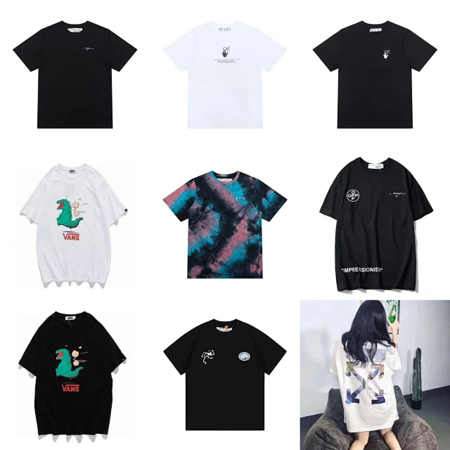 Off-White T-Shirts Short-Sleeve Graphic Print product detail image 1