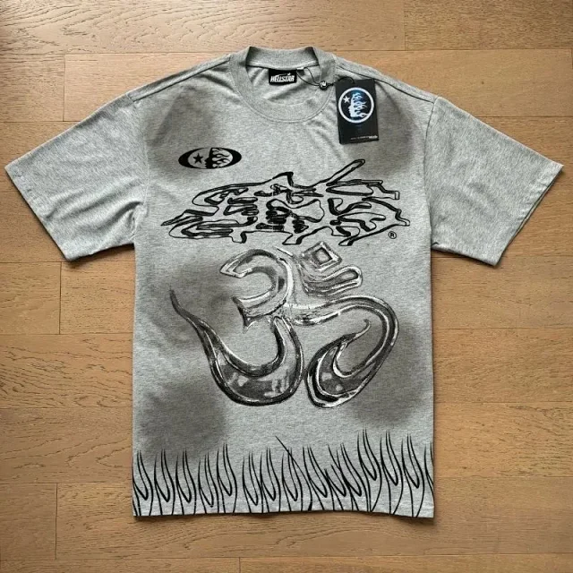 Hellstar Matching Sets Graphic short-sleeve T-shirt and drawstring shorts set product detail image 8