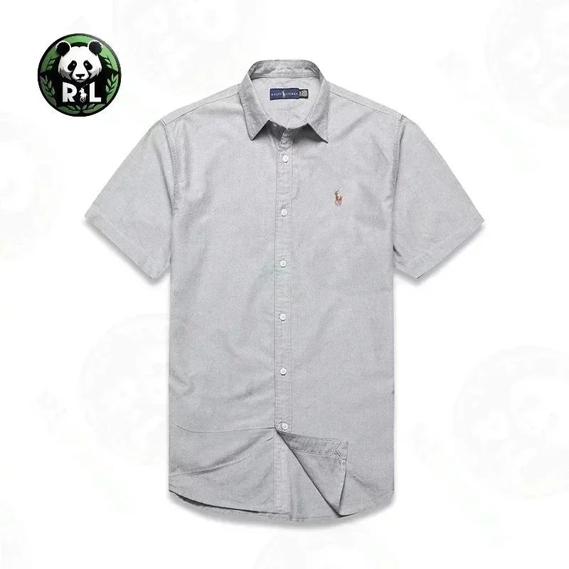 Ralph Lauren Shirts Short-Sleeve Button-Down Shirt with Embroidered Pony Logo — 27