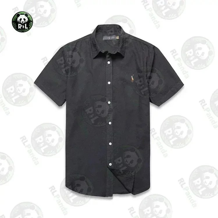 Ralph Lauren Shirts Short-Sleeve Button-Down Shirt with Embroidered Pony Logo image 7