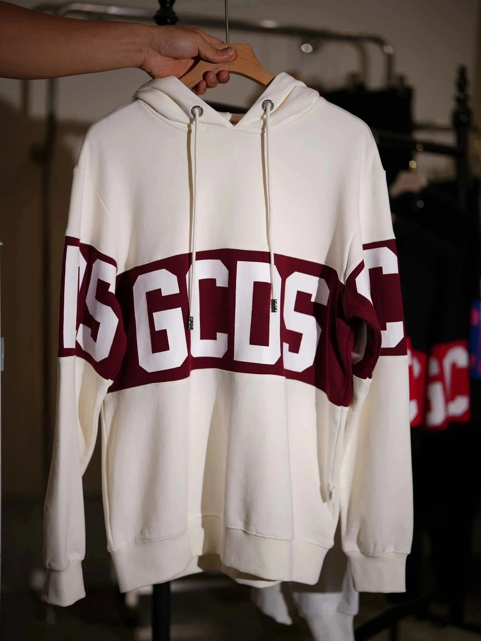 GCDS Hoodies & Sweatshirts Logo Colorblock Crewneck Sweatshirt — 25