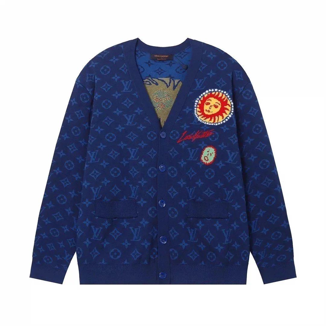 Gucci Knitwear Bee-patch striped cardigan — 27