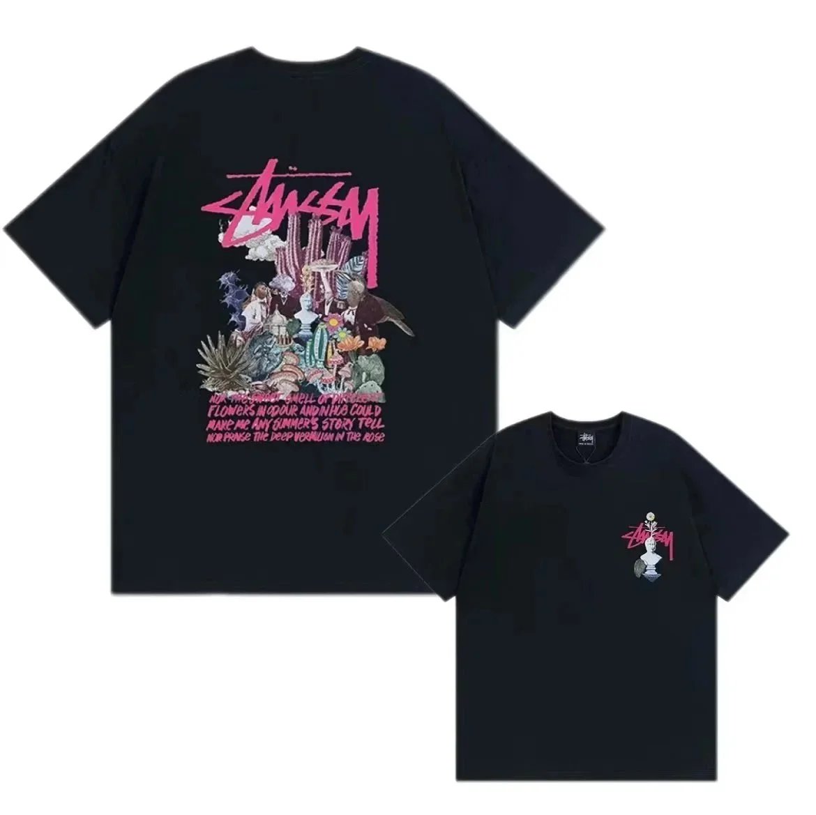 Stüssy T-Shirts Short-Sleeve Logo Graphic image 11