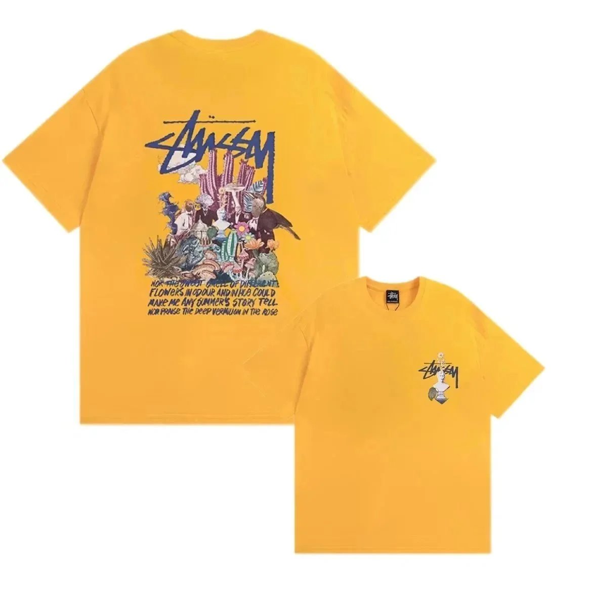 Stüssy T-Shirts Short-Sleeve Logo Graphic — 9