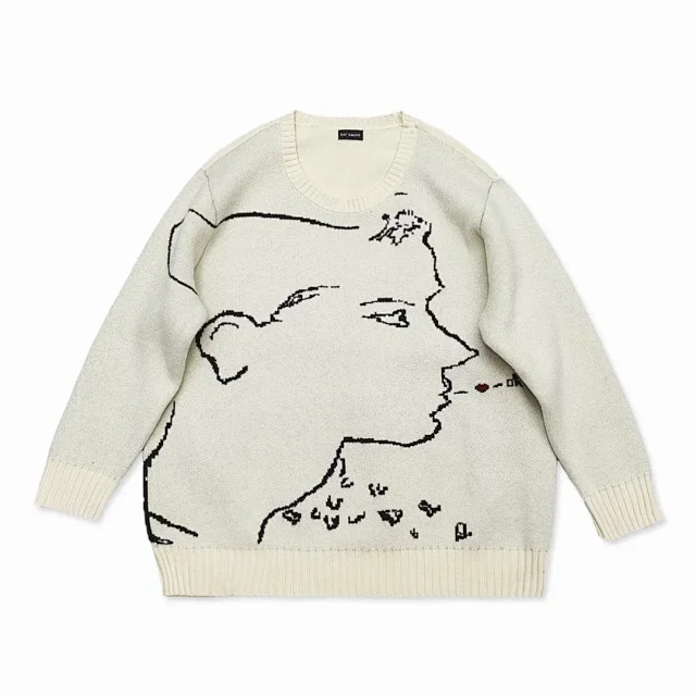 Gucci Knitwear Bee-patch striped cardigan product detail image 10