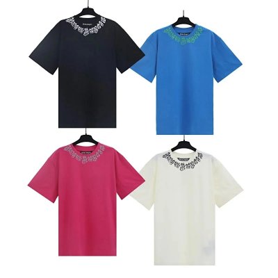 Palm Angels Gothic Embroidery T-Shirt [4 styles]