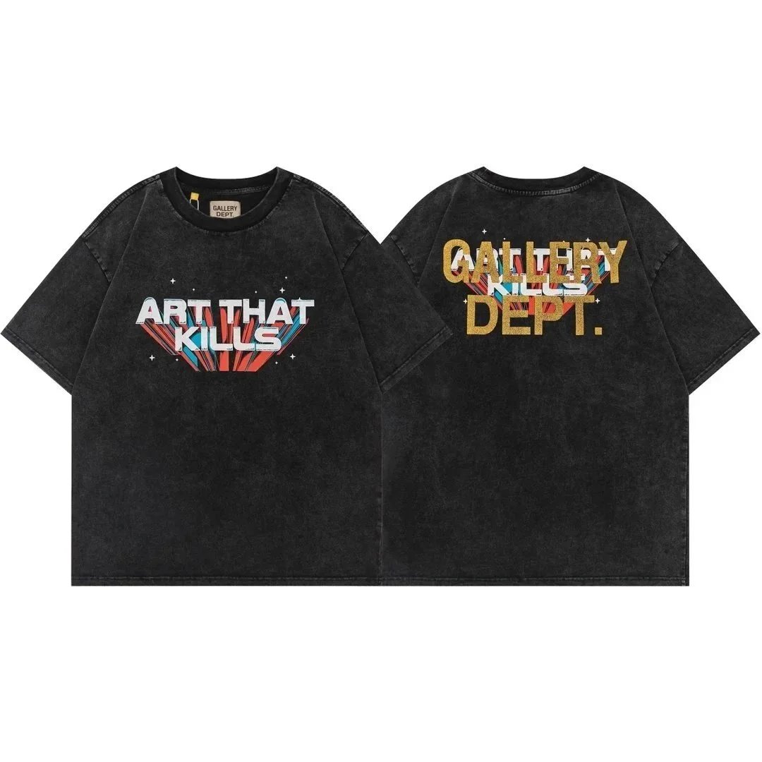 Gallery Dept. T-Shirts Washed Graphic Short-Sleeve T-Shirt image 3