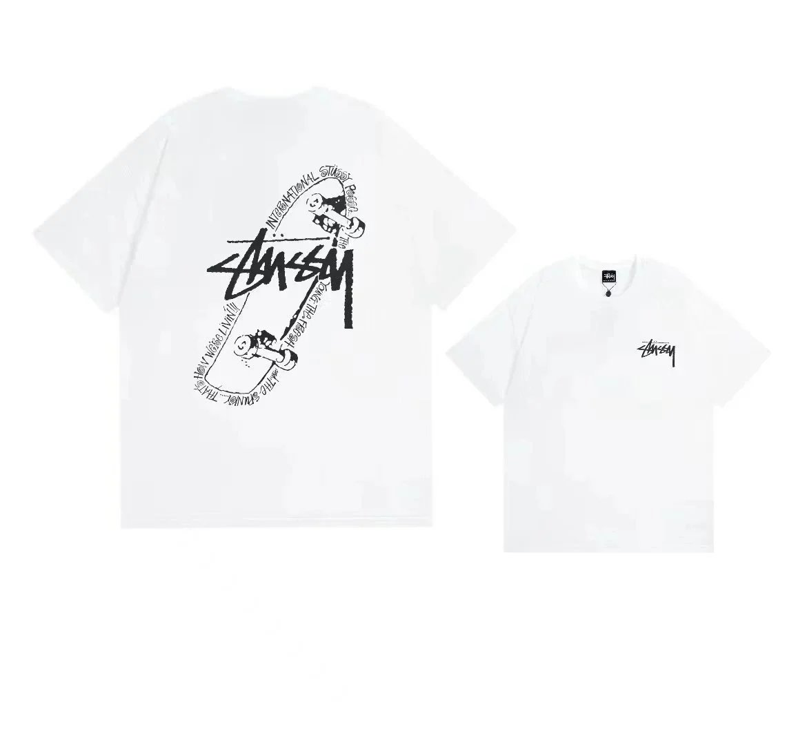 Stüssy T-Shirts Short-Sleeve Graphic Print — 18