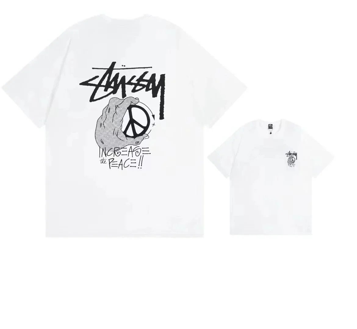Stüssy T-Shirts Short-Sleeve Graphic Print — 23
