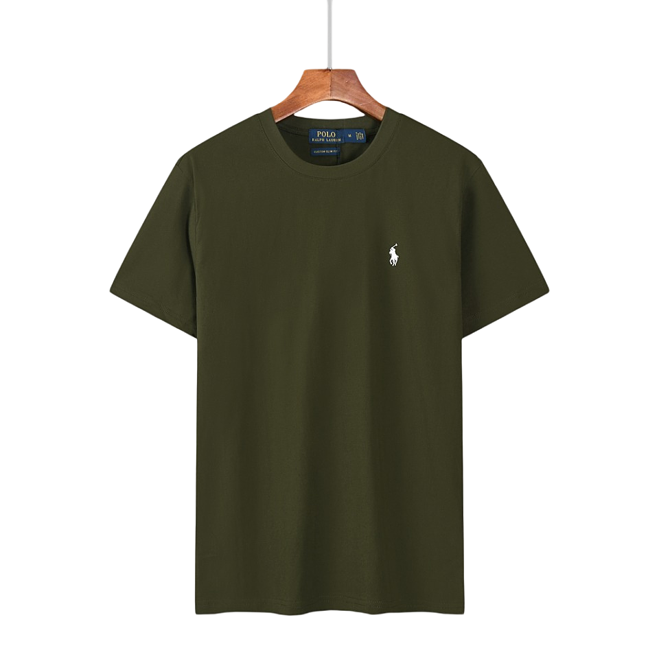 Polo Ralph Lauren T-Shirts Short-Sleeve Crewneck T-Shirt with Embroidered Pony Logo image 4