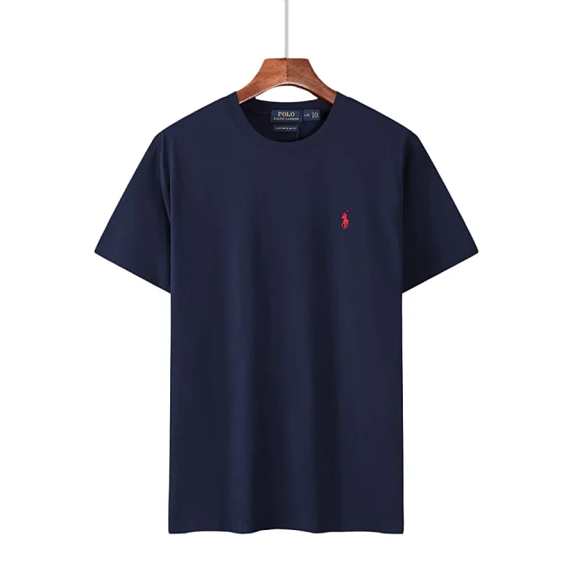 Polo Ralph Lauren T-Shirts Short-Sleeve Crewneck T-Shirt with Embroidered Pony Logo product detail image 6