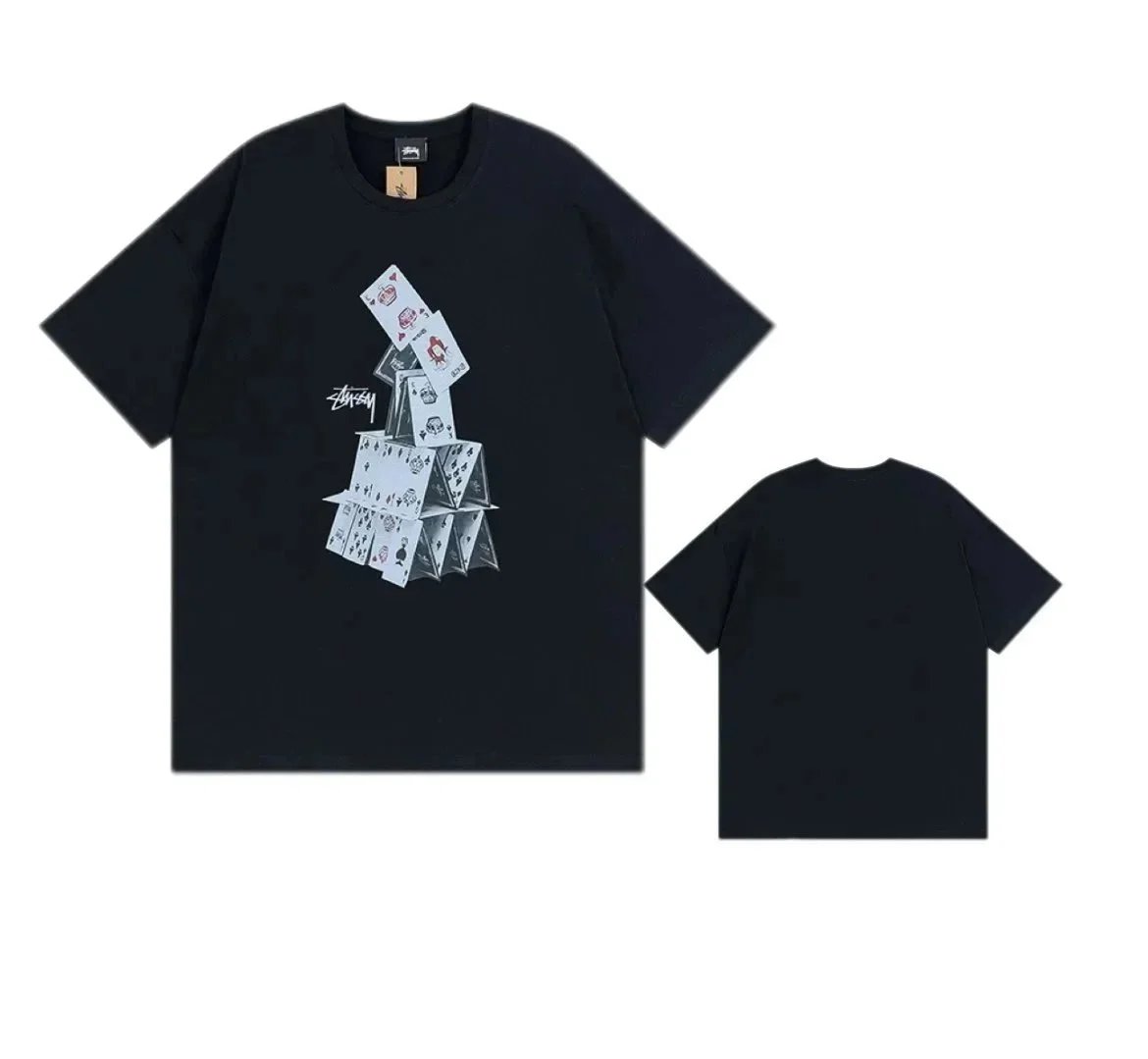Stüssy T-Shirts Short-Sleeve Hand Graphic T-Shirt — 12
