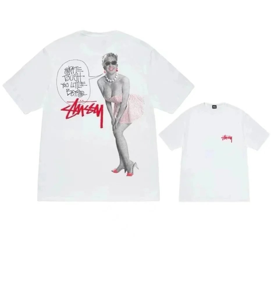 Stüssy T-Shirts Short-Sleeve Hand Graphic T-Shirt — 27