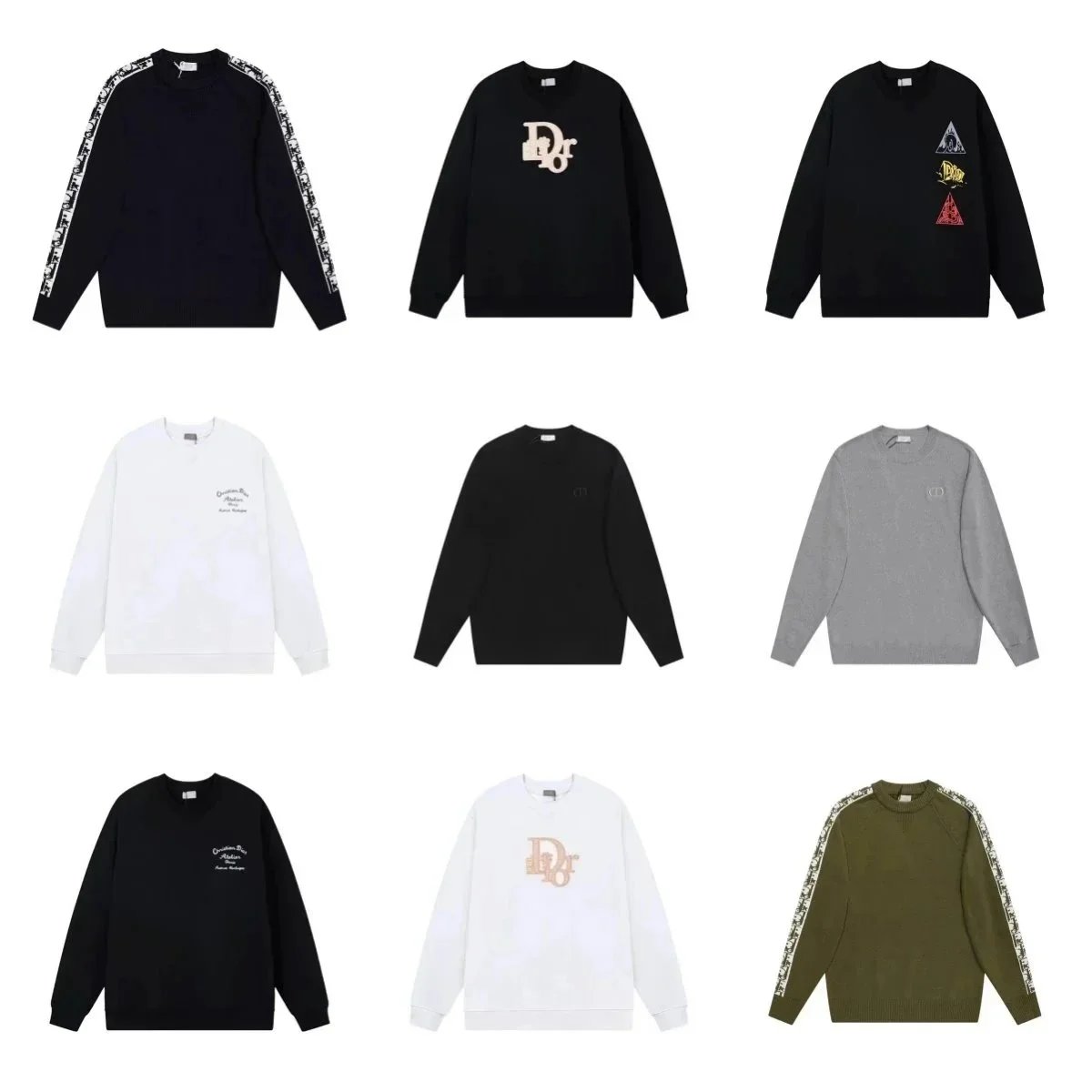 Dior Oblique Crewneck Sweatshirts [18 styles]