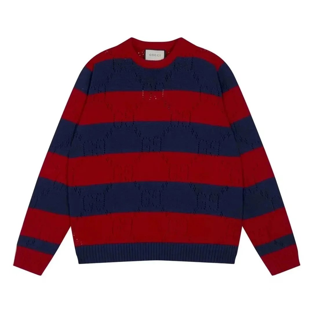 Gucci Knitwear Bee-patch striped cardigan — 24