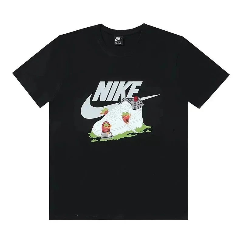 Nike T-Shirts Short-Sleeve Graphic Logo T-Shirt — 33