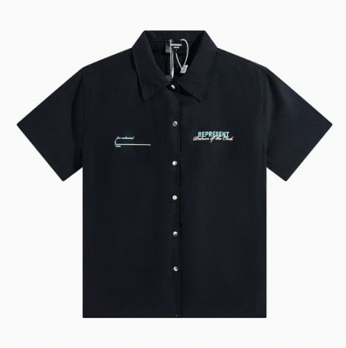 Represent Button-Up Short Sleeve Shirt [3 styles] listing image