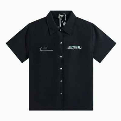 Represent Button-Up Short Sleeve Shirt [3 styles]