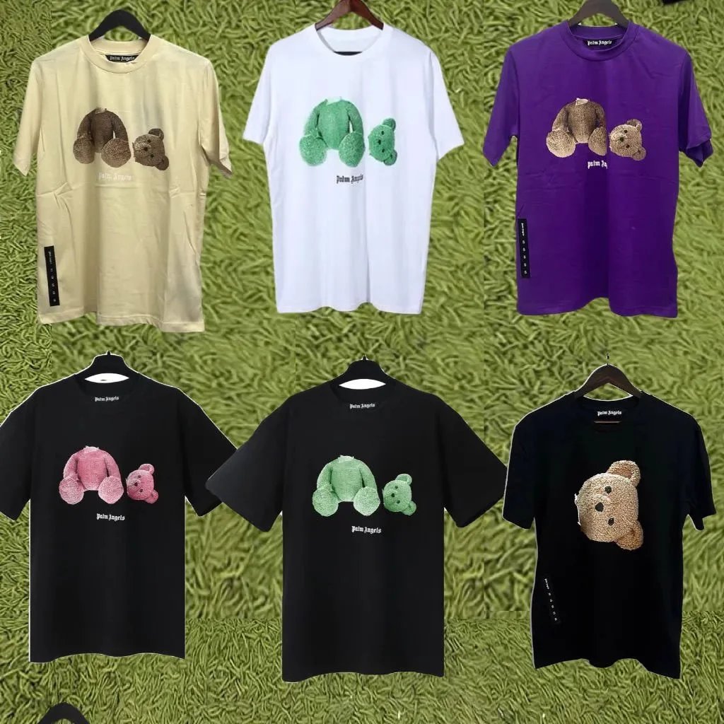 Palm Angels Teddy Bear Embroidered T-Shirt [19 styles]
