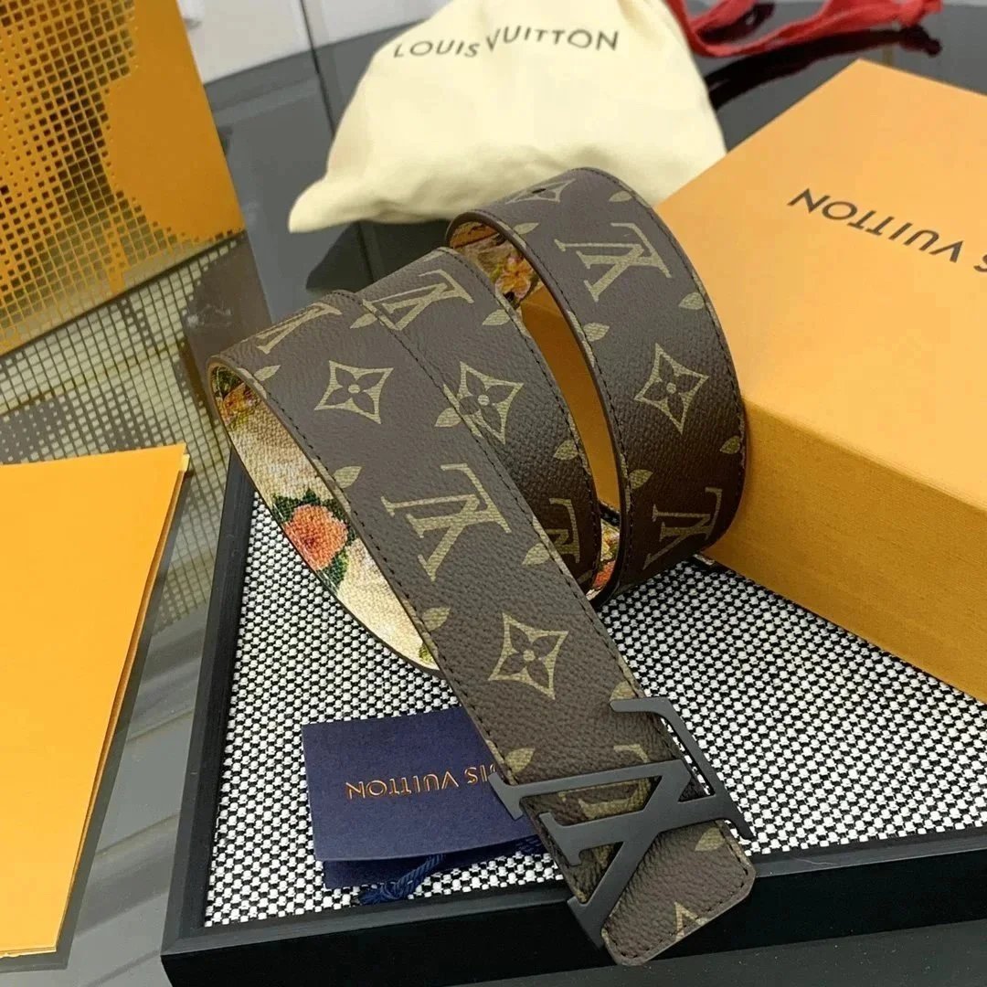 Louis Vuitton Belts Monogram LV Buckle — 4