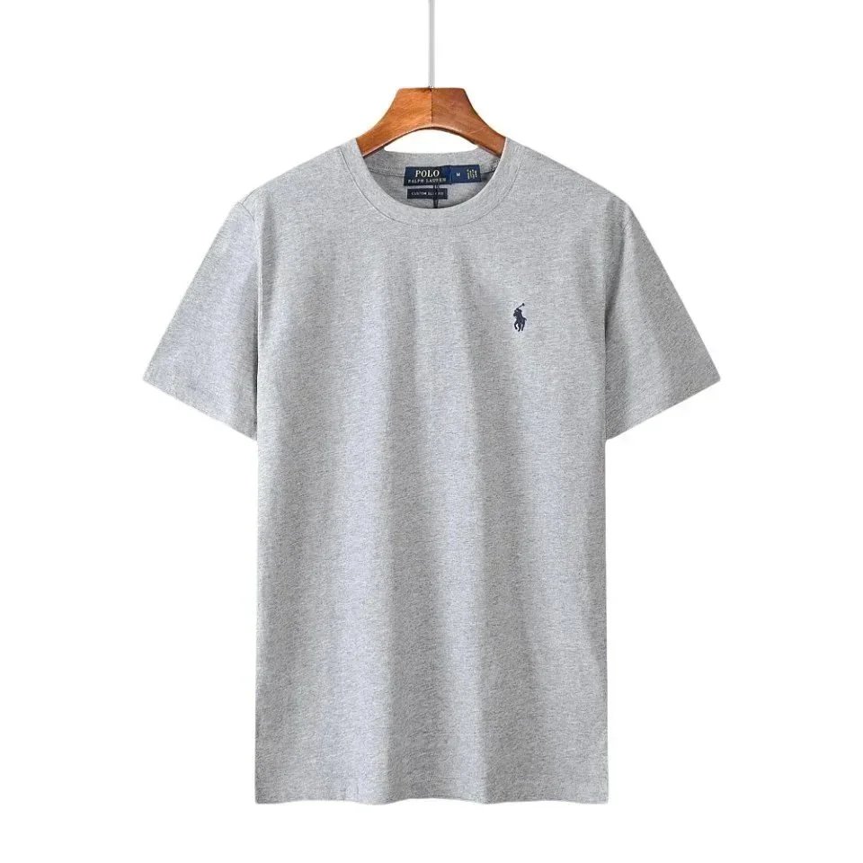 Polo Ralph Lauren T-Shirts Short-Sleeve Crewneck T-Shirt with Embroidered Pony Logo image 5