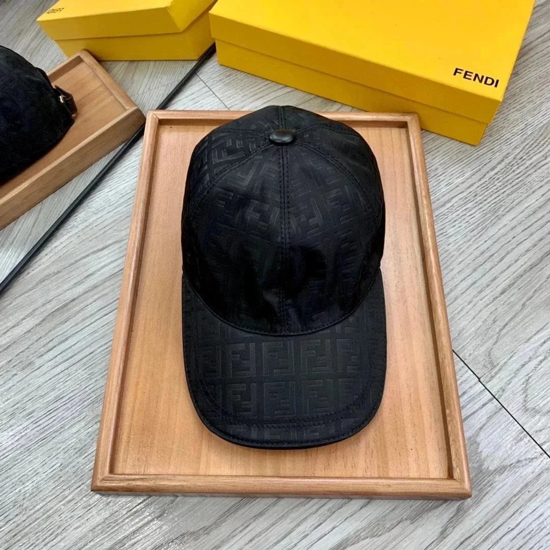 Fendi Hats FF monogram baseball cap — 19