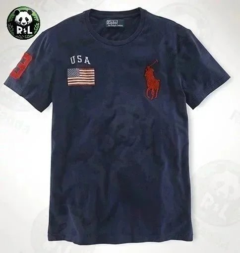 Polo Ralph Lauren T-Shirts Short-Sleeve Crewneck Big Pony T-Shirt — 24