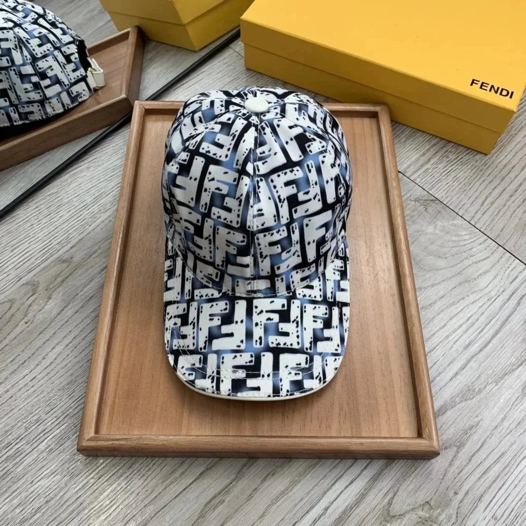Fendi Hats FF Monogram Baseball Cap — 20
