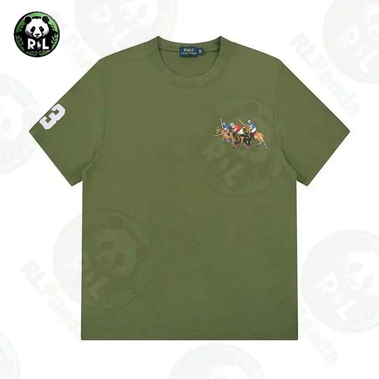 Polo Ralph Lauren T-Shirts Short-Sleeve Crewneck Big Pony T-Shirt — 30